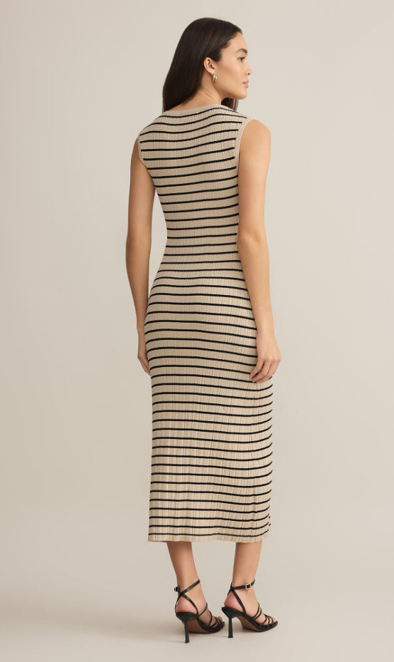 Gisele Striped Midi Dress