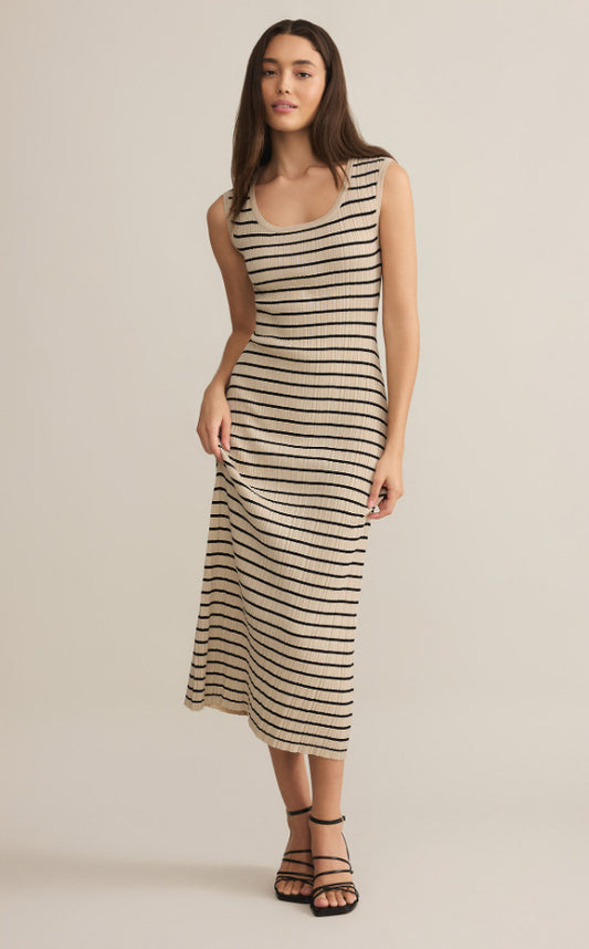 Gisele Striped Midi Dress