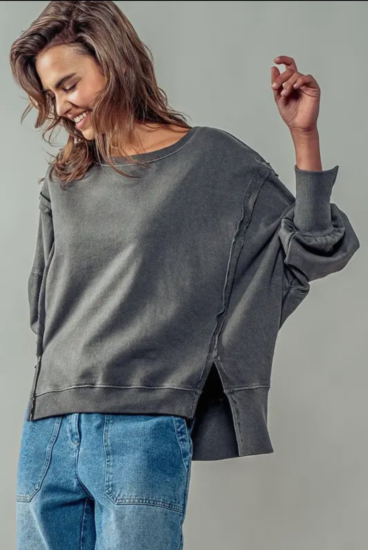 Organic Washed Sweatshirt