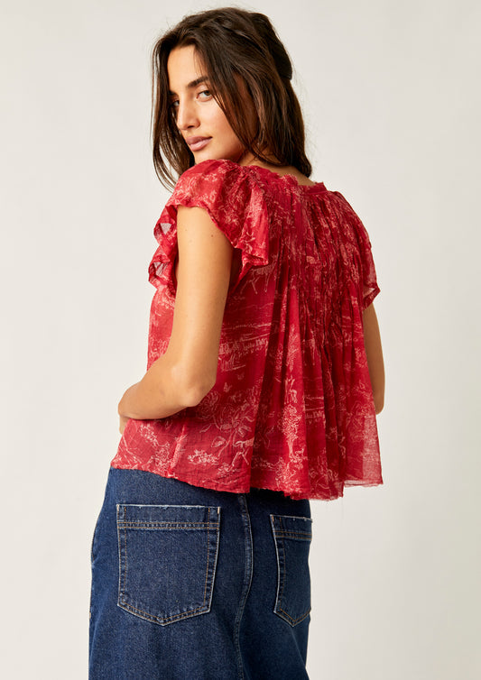 Printed Padma Top