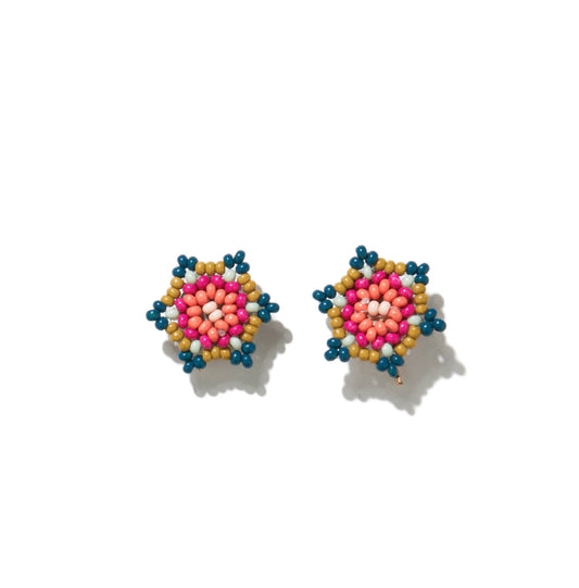 Daisy Beaded Stud