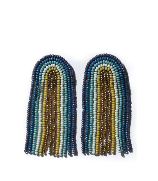 Rainbow Fringe Earrings